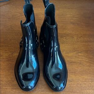 Lauren Ralph Lauren Glossy Black Boots
